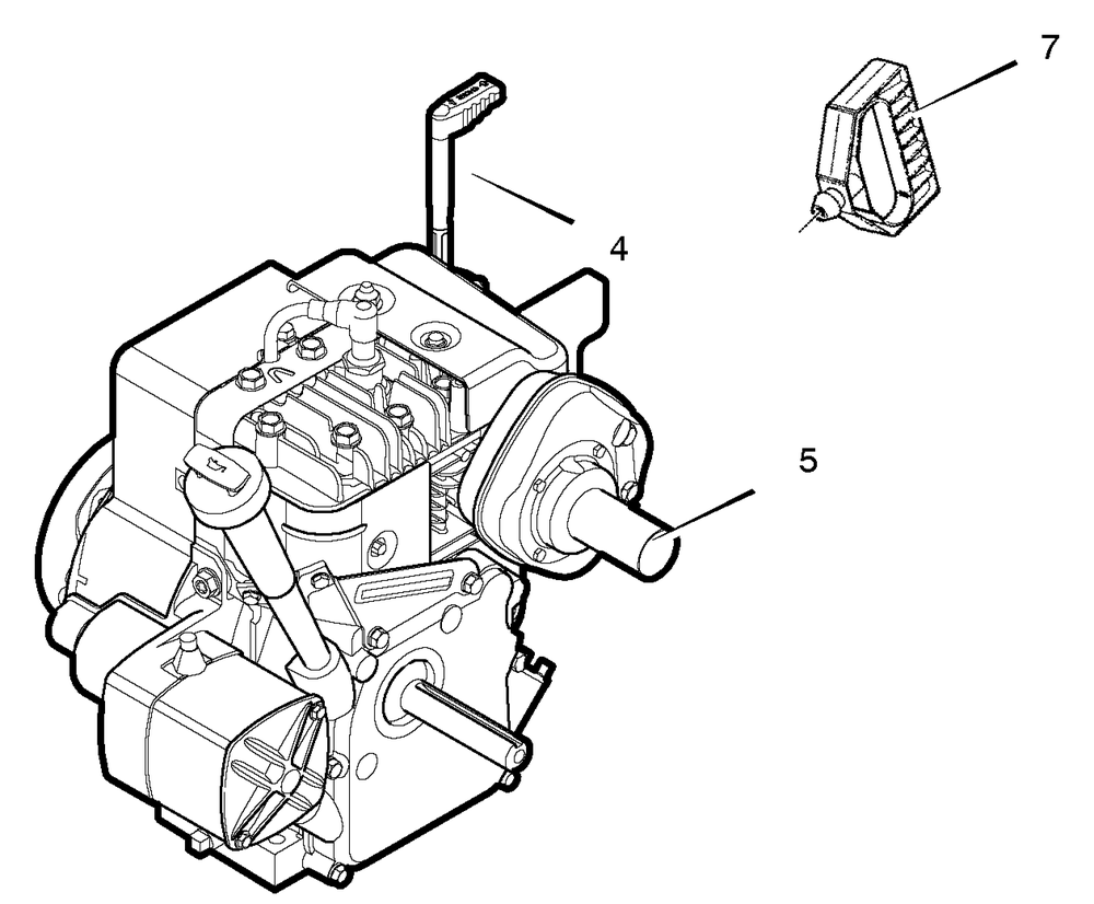 Engine Diagram and Parts List for 622591X85NA 2004 Briggs and Stratton Snow Blower